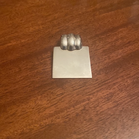 New sterling silver, engravable pendant. approximately 1 in.² - Picture 2 of 7